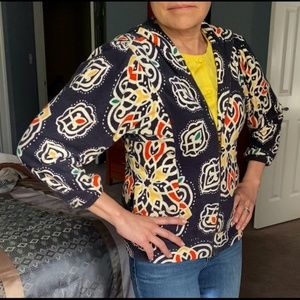 Hooded zip up jacket